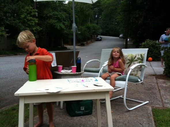 Thou shall not pass without buying some lemonade or iced tea